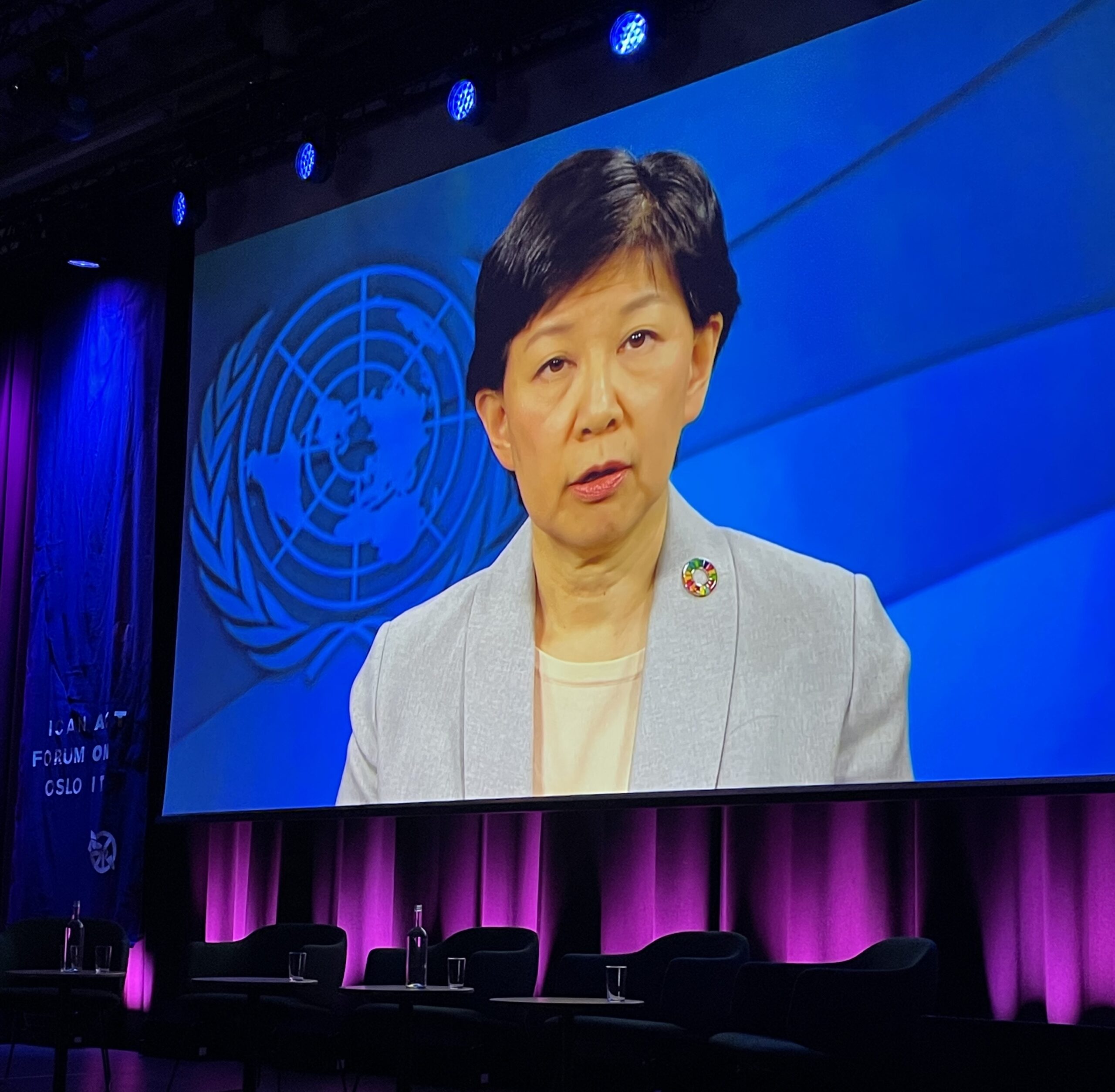 Izumi Nakamitsu is a Under-Secretary-General and the High Representative for Disarmament Affairs.