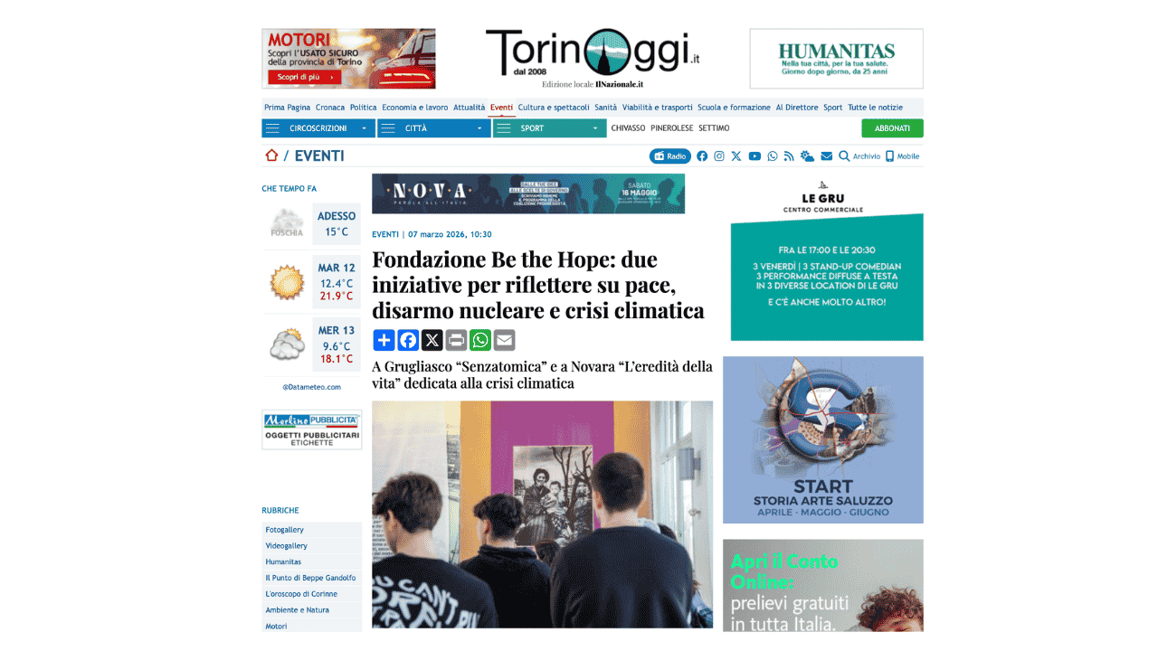 Torinoggi.it rassegna stampa